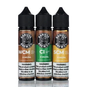 BARISTA BREW CO. – NO NICOTINE VAPE JUICE 60ML