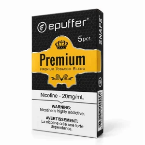 ePuffer SNAPS® Premium Tobacco Cartomizers