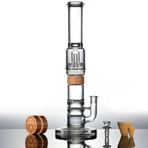 Vitae Glass Tri-UFO Bong 16"