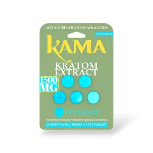 KAMA Kratom Extract Tablets 1500MG | 5COUNT