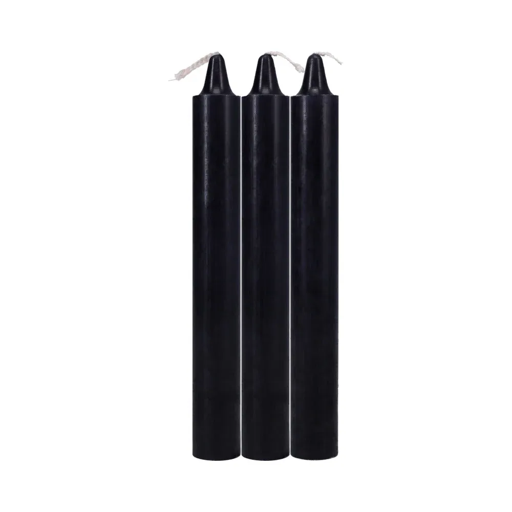 Japanese Drip Candles 3-Pack Black - Image 2