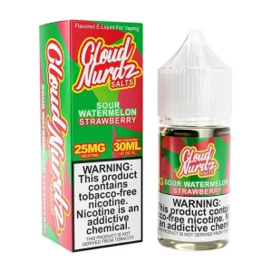 Sour Watermelon Strawberry 30ml TF Nic Salt Vape Juice