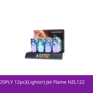Newport ZERO (DSPLY 12pc)(Lighter) Jet Flame NZL122