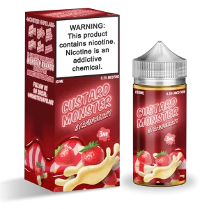 Custard Monster Strawberry Custard 100ml Vape Juice