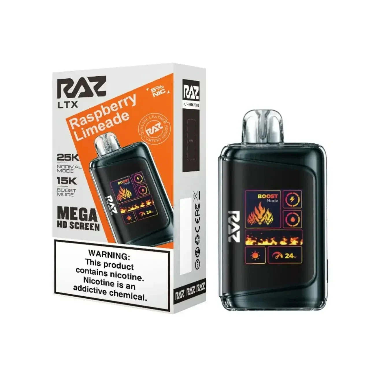 Raspberry Limeade - RAZ LTX DC25000 Disposable Vape