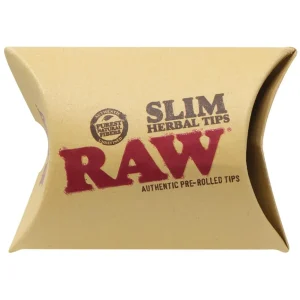 Raw Pre Rolled Herbal Tips Pack of 1 | 20 COUNT