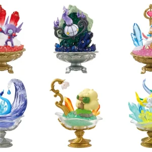 Re-Ment Pokemon Gemstone Collection 2 Box Set 6 Variants H115 x W70 x D70mm