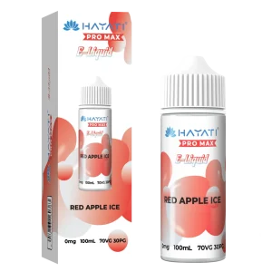 RED APPLE ICE HAYATI PRO MAX E-LIQUID 100ML NO NICOTINE
