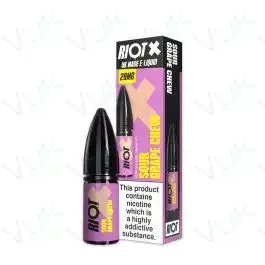 Riot X Salts Sour Grape Chew Nic Salt