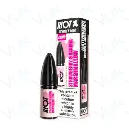 Riot X Salts Strawberry & Banana Marshmallow Nic Salt