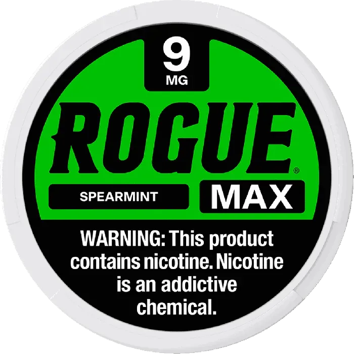 Rogue MAX Spearmint Nicotine Pouches (5 Pack)