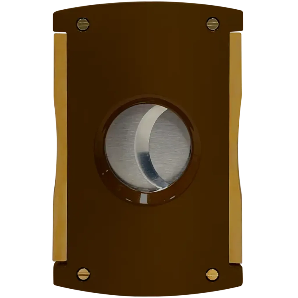 S.T. Dupont 2-in-1 Cigar Cutter & Stand – Shiny Brown