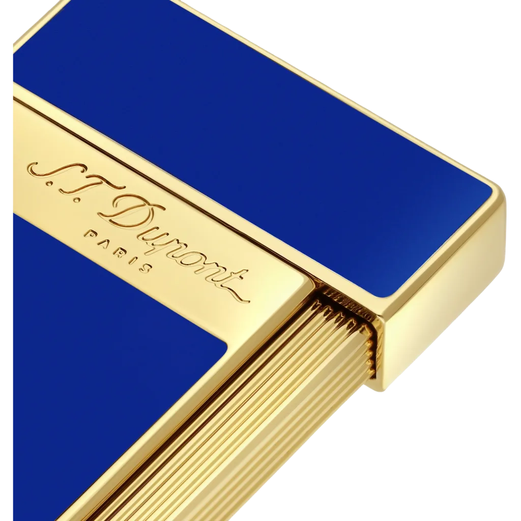 S.T. Dupont Biggy Lighter – Indigo Blue Lacquered - Image 2