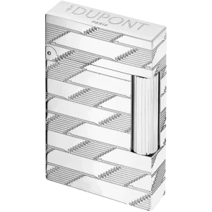 S.T. Dupont Ligne 2 Lighter – Monogram 1872 Silver