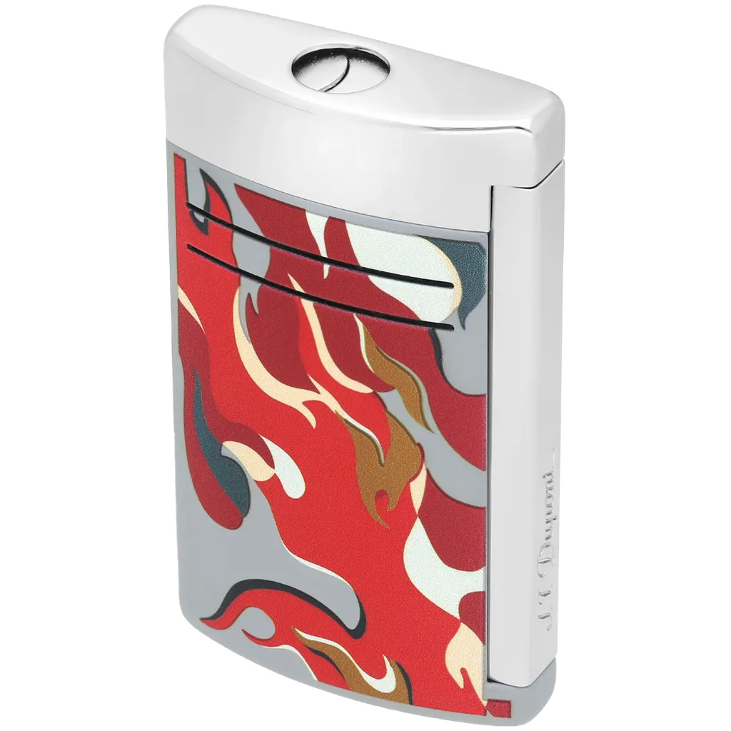 S.T. Dupont Maxijet Lighter – Red Flame Camo