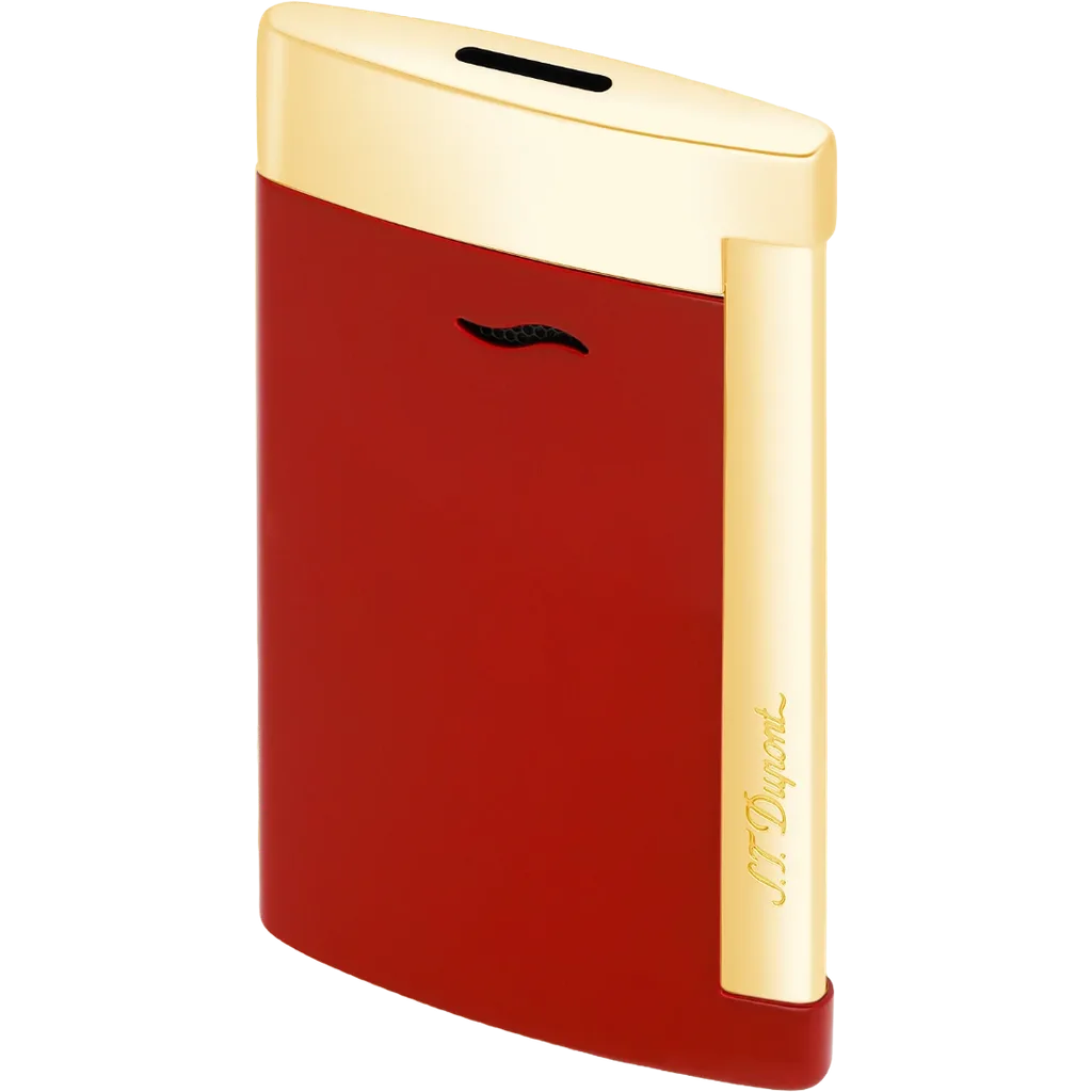 S.T. Dupont Slim 7 Lighter – Red & Gold