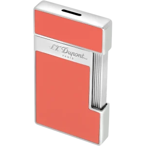 S.T. Dupont Slimmy Lighter – Coral & Chrome
