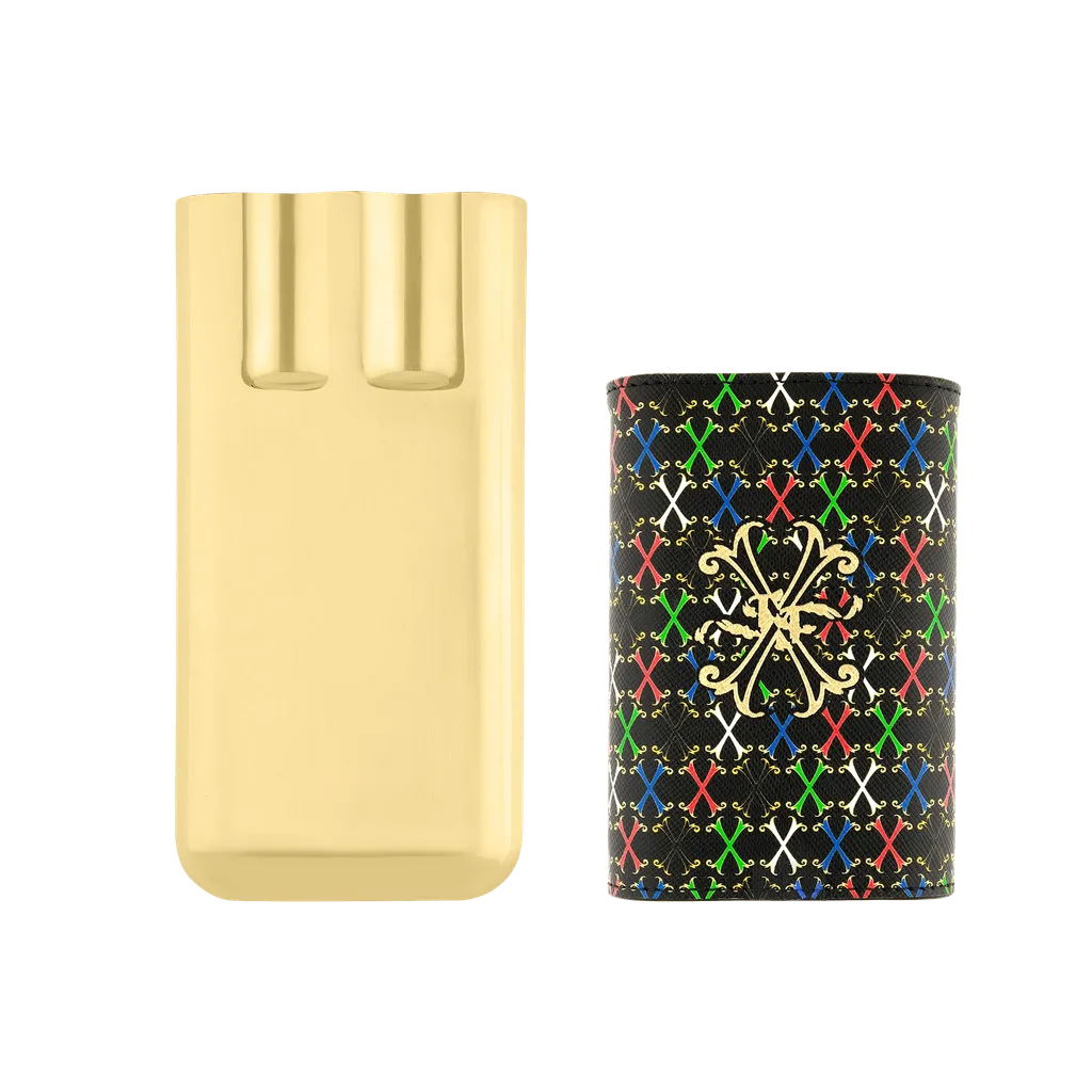 S.T. Dupont x Arturo Fuente 3 Cigar Leather Case
