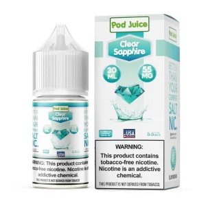 Salt Clear Sapphire Tobacco Free Nicotine E-Juice 30ml | Pod Juice