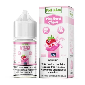 Salt Pink Burst Chew Tobacco Free Nicotine E-Juice 30ml | Pod Juice