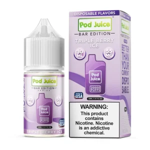 Salt PJ 5000 Series Triple Berry Ice Tobacco Free Nicotine E-Juice 30ml | Pod Juice