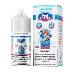 Salt Pod Energy Freeze Tobacco Free Nicotine E-Juice 30ml | Pod Juice