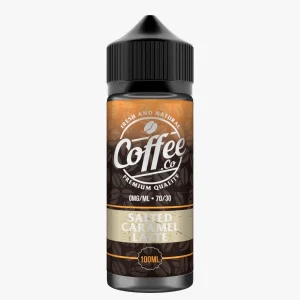 SALTED CARAMEL LATTE 100ML E LIQUID COFFEE CO
