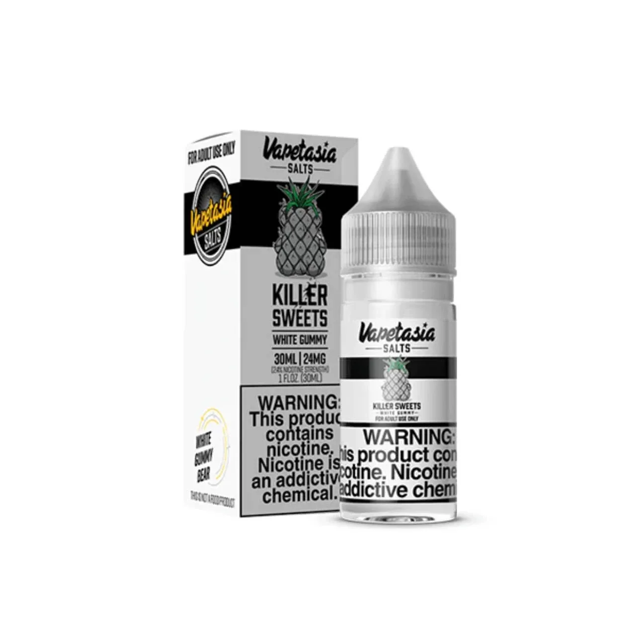 Salts Killer Sweets White Gummy 30ml Synthetic Nicotine E-Juice | Vapetasia