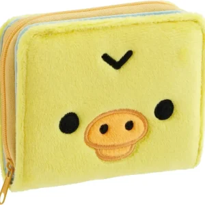 San-X Rilakkuma Plush Wallet Kiiroitori Yellow Bird Cute Bi-Fold