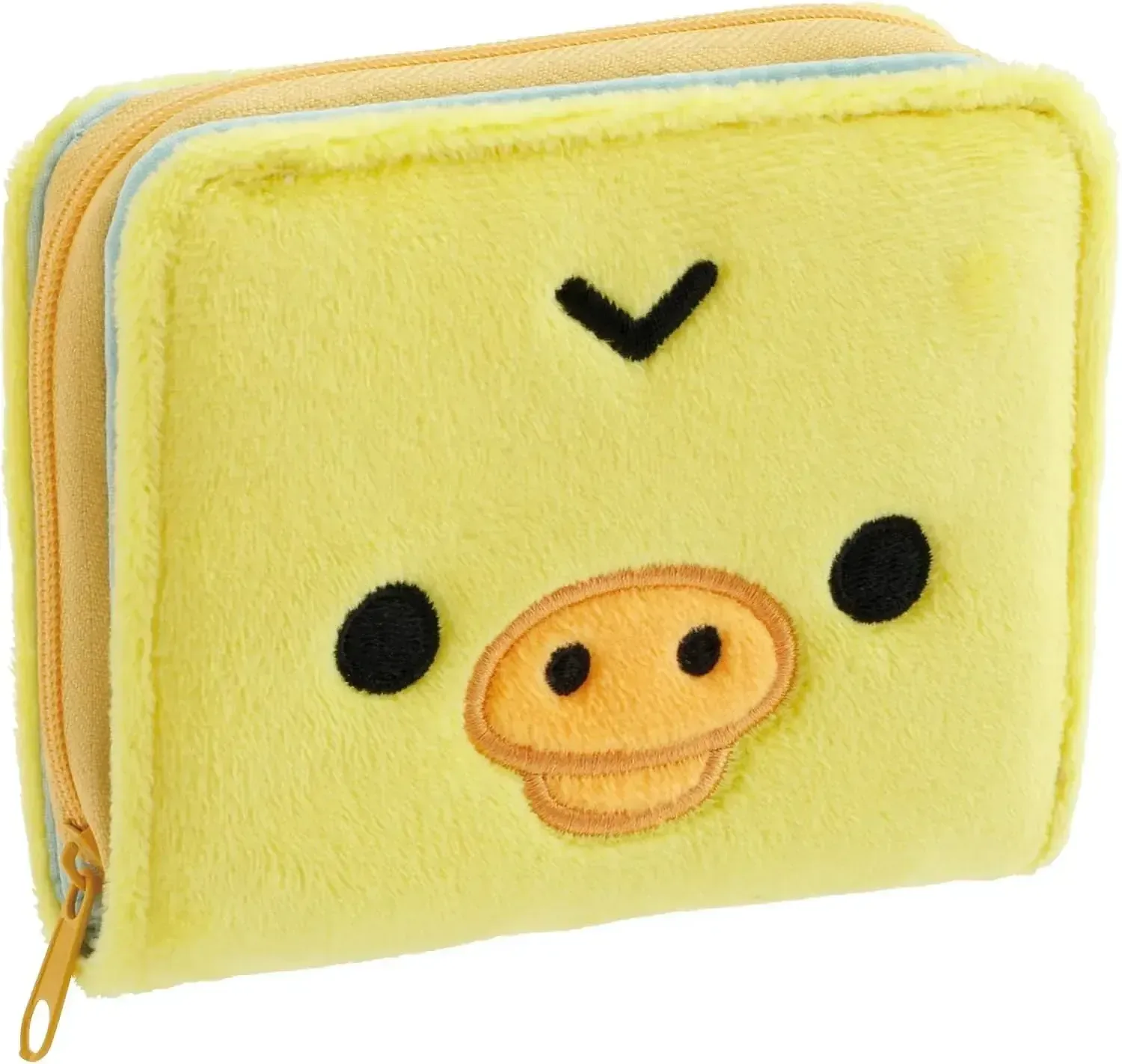 San-X Rilakkuma Plush Wallet Kiiroitori Yellow Bird Cute Bi-Fold