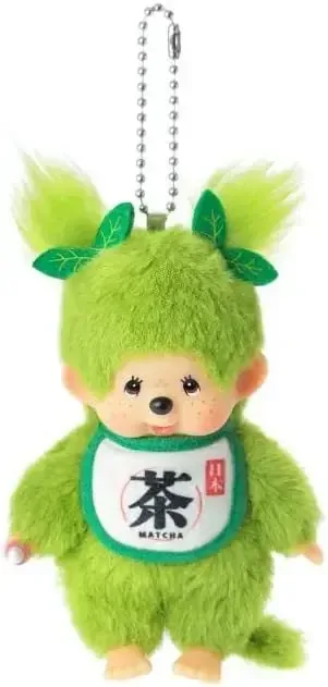 Sekiguchi Matcha Monchhichi Keychain Plush Figure 15 cm Cute Toy