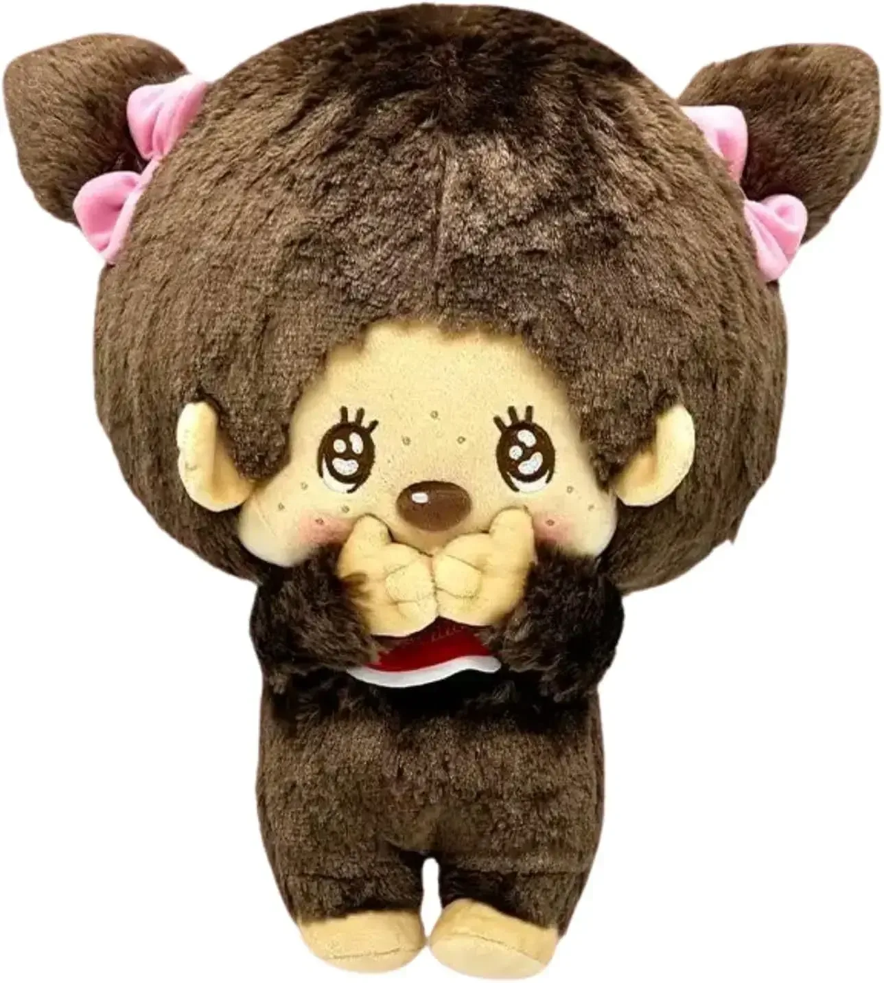 Sekiguchi Monchichi Plush Toy 38 cm Sparkling Eyes Cute Figure