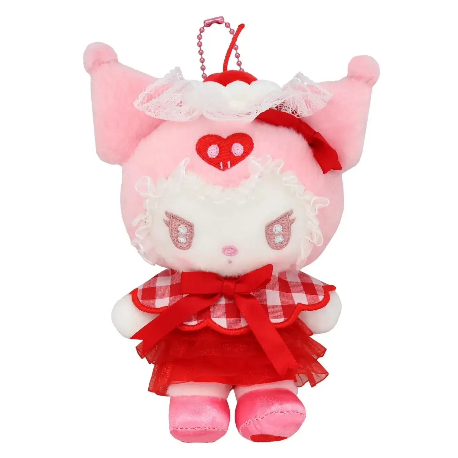 Shobido Sanrio Kuromi Mascot Charm Whip Cherry Figure
