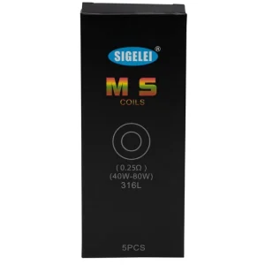 Sigelei M S Coils 5 Pack