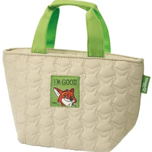 Skater Disney Zootopia Nick Insulated Lunch Bag 30x12x18cm Quilted Design