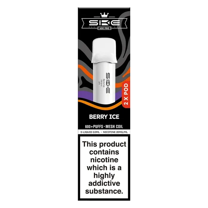 SKE Crystal 600 Pro & Plus Prefilled Pods Replacement