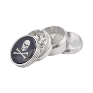 Skull Metal Herb Grinder - 4 Parts