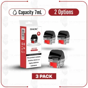 SMOK RPM 2 Empty Replacement Pod Cartridge – 3PK