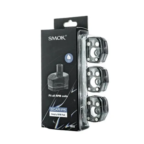 SMOK SCAR P5 Empty RPM 2 Replacement Pods 3-Pack