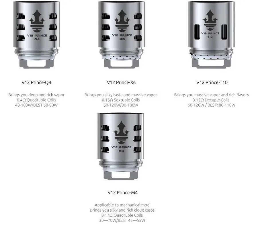 Smok TFV12 Prince Replacement Coils (Pack of 3)