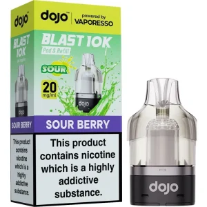 Sour berry DOJO Blast 10K pod & refill by Vaporesso 10ml