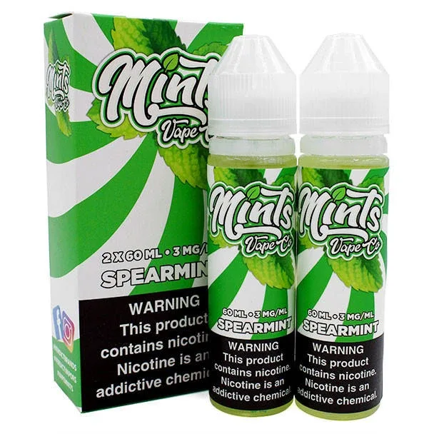 Spearmint - 3mg - Mints Vape Co - 120mL