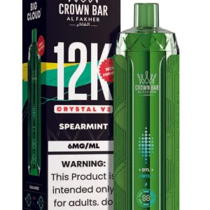 Spearmint Al Fakher Crown Bar Crystal V2 12K
