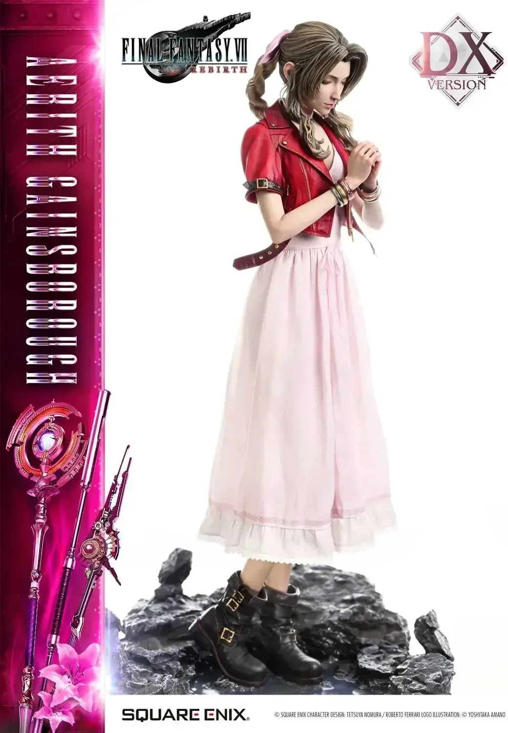 Square Enix Aerith Gainsborough Figure FFVII Rebirth DX Statue - Image 2