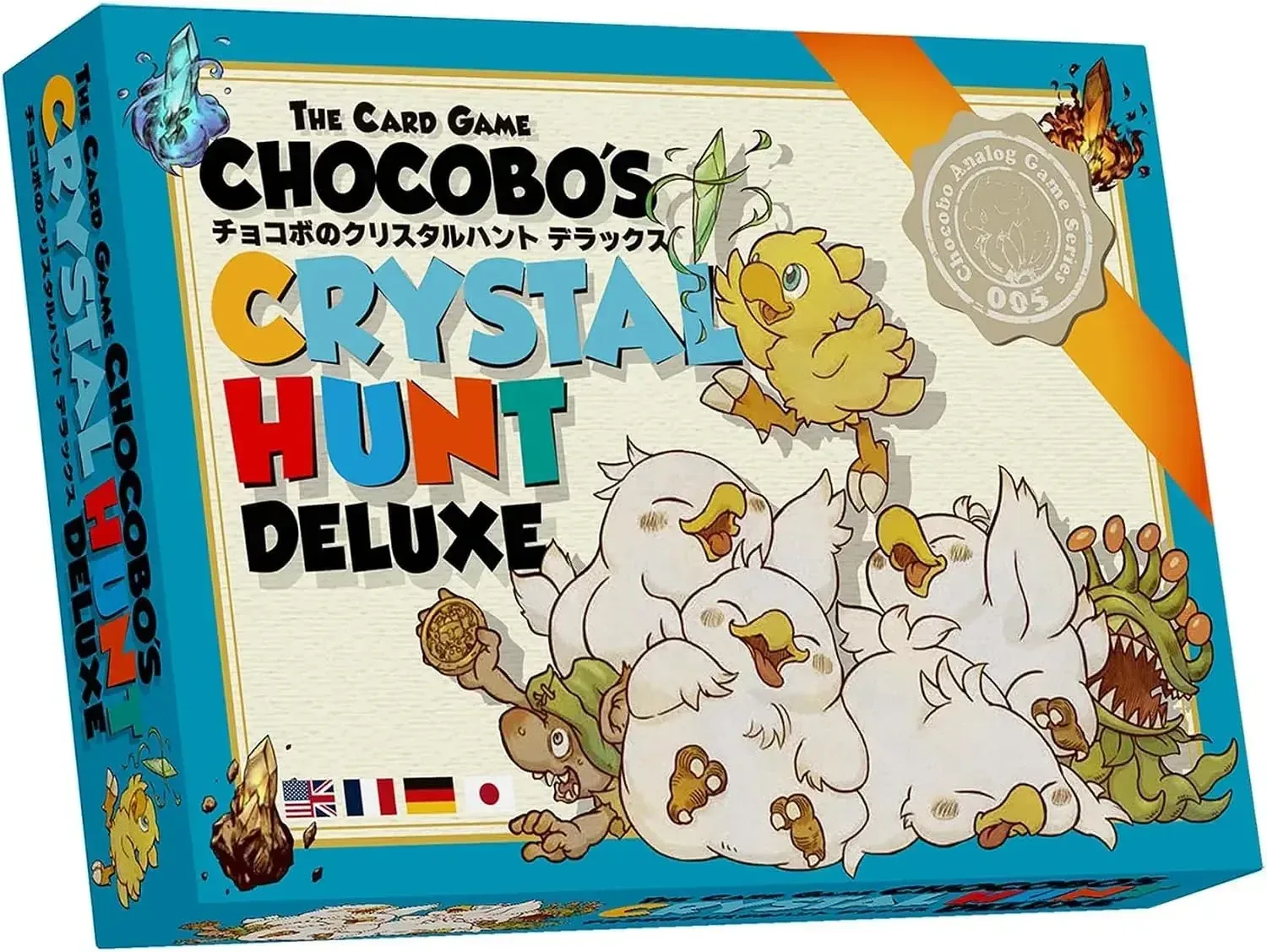 Square Enix Chocobo Crystal Hunt Deluxe Card Game, 2-5 Players