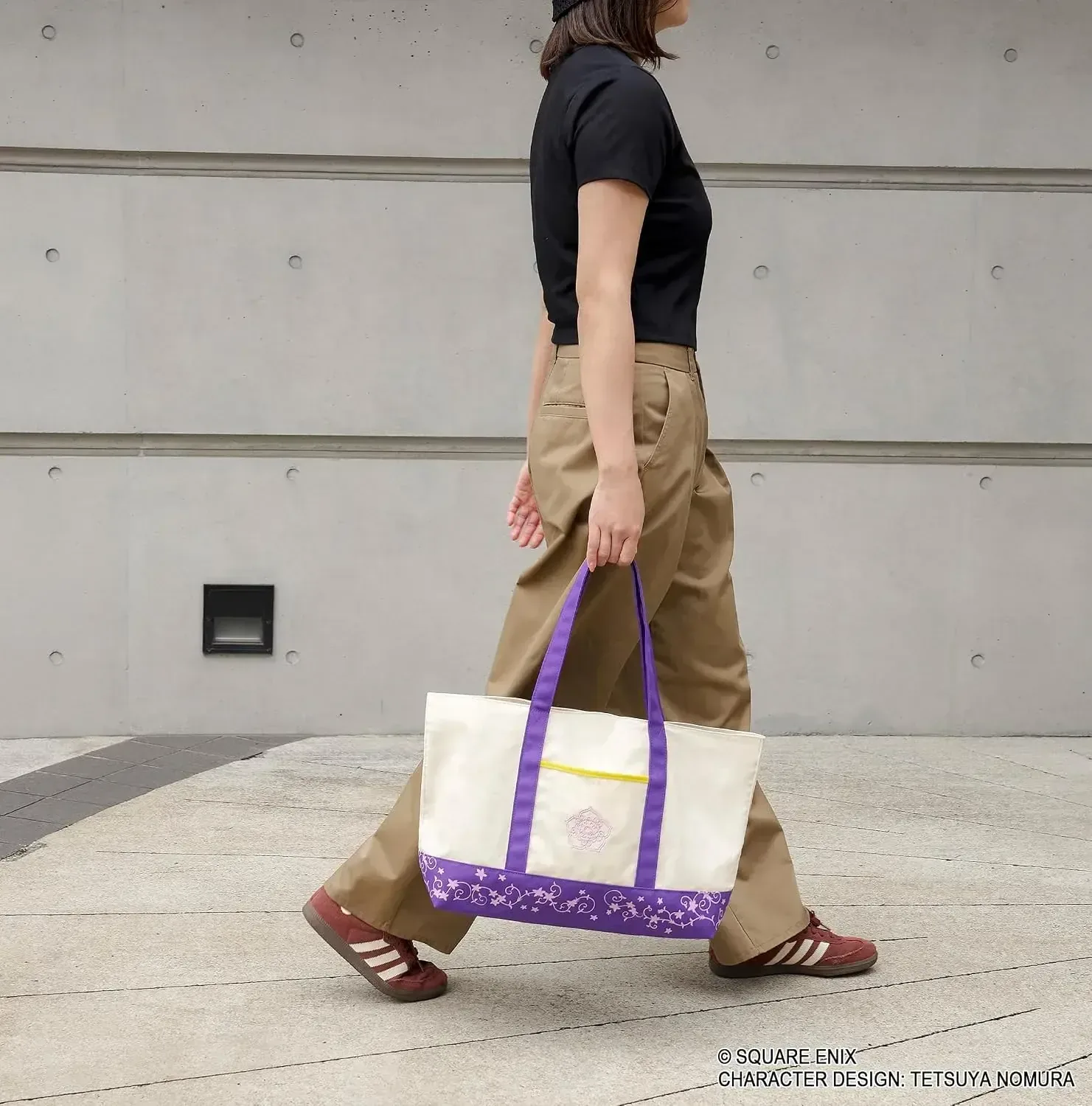 Square Enix Final Fantasy X Yuna Printed Large Tote Shoulder Bag - Image 2