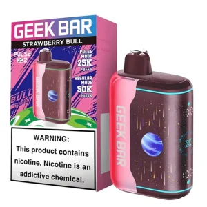 Strawberry Bull Geek Bar Pulse X2 50K