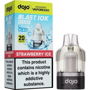 Strawberry ice DOJO Blast 10K pod & refill by Vaporesso 10ml