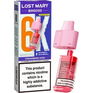 Strawberry kiwi Lost Mary BM6000 pod & refill 12ml