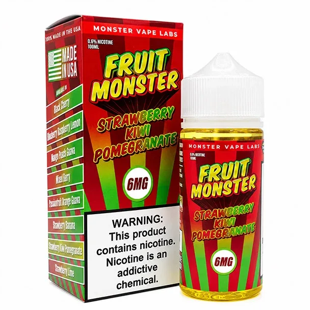 Strawberry Kiwi Pomegranate - Fruit Monster - 100mL - 6mg